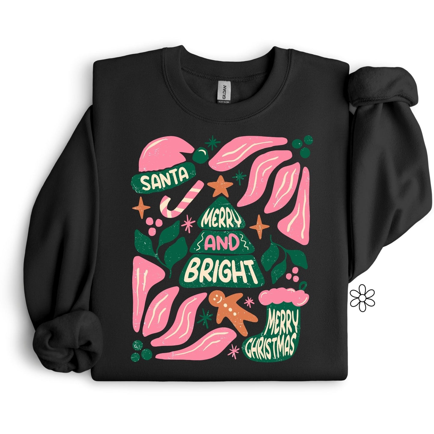 Merry and Bright Completed Tee