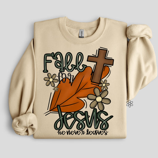 Fall For Jesus Completed Tee