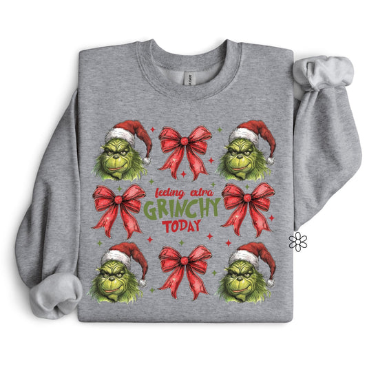 Feeling Extra Grinchy Today DTF Transfer Only