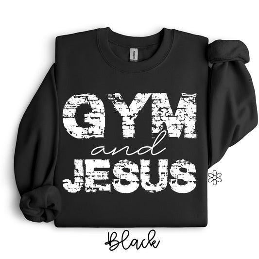 Gym and Jesus Completed Tee