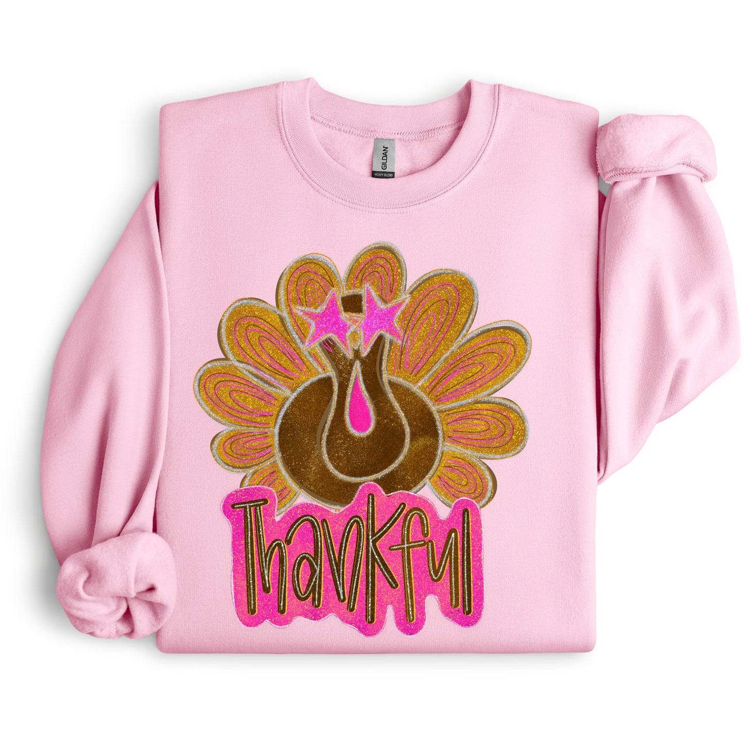 Thankful Turkey Completed Tee