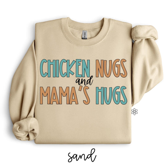 Chicken Nugs and Mamas Hugs DTF Transfer