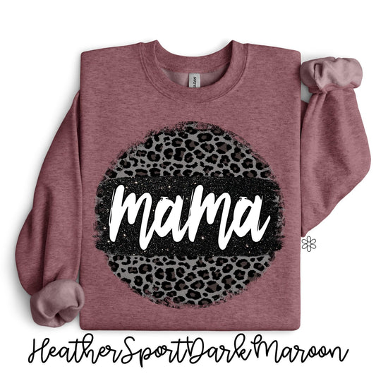 Leopard Mama Circle DTF Transfer