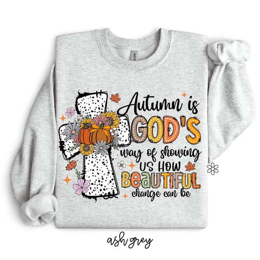 Autumn Is God's Way DTF Transfer