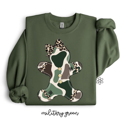 Digital Camo Gingerbread Kids Completed Tee