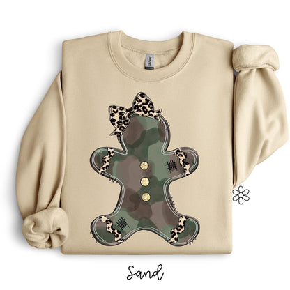 Camo Gingerbread Kids Completed Tee