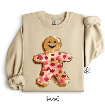 Leopard Gingerbread Kids Completed Tee