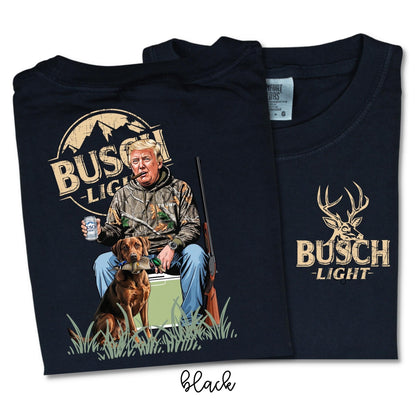 Busch Light Trump Front & Back Completed Tee