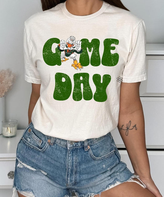 Miami 'Game Day' Completed Tee