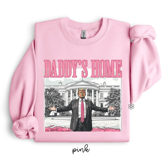 Trump Pink Daddys Home DTF Transfer