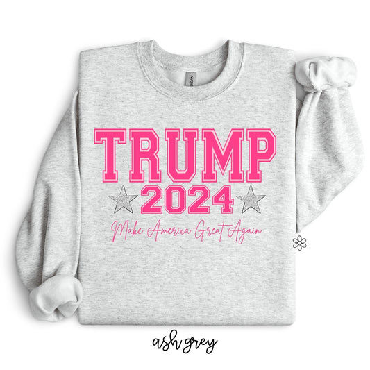 Pink Trump 2024 DTF Transfer