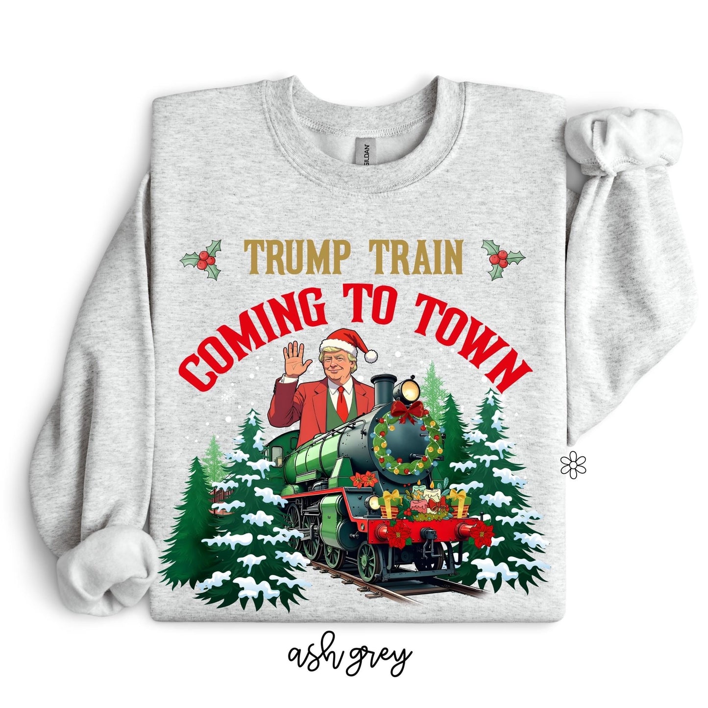 Trump Train Coming To Town Kids Completed Tee