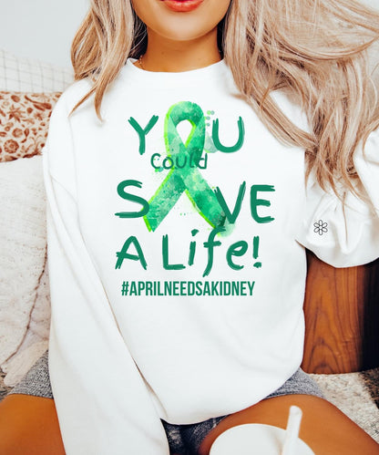 'You Could Save a Life' Completed Tee