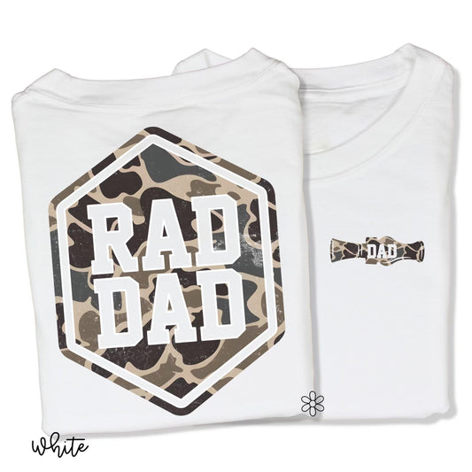 Rad Dad Front & Back DTF Transfer