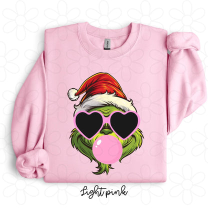 Retro Grinch Bubblegum Kids Completed Tee