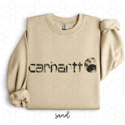 Green Camo Carhartt Completed Tee