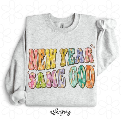 New Year Same God Kids Completed Tee