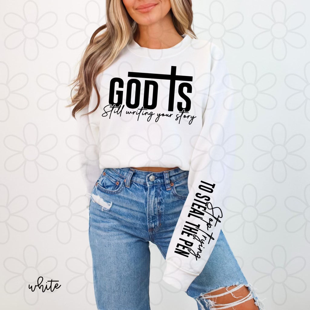 God Is Still Writing Your Story Kids Completed Tee