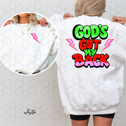 Gods Got My Back Completed Tee