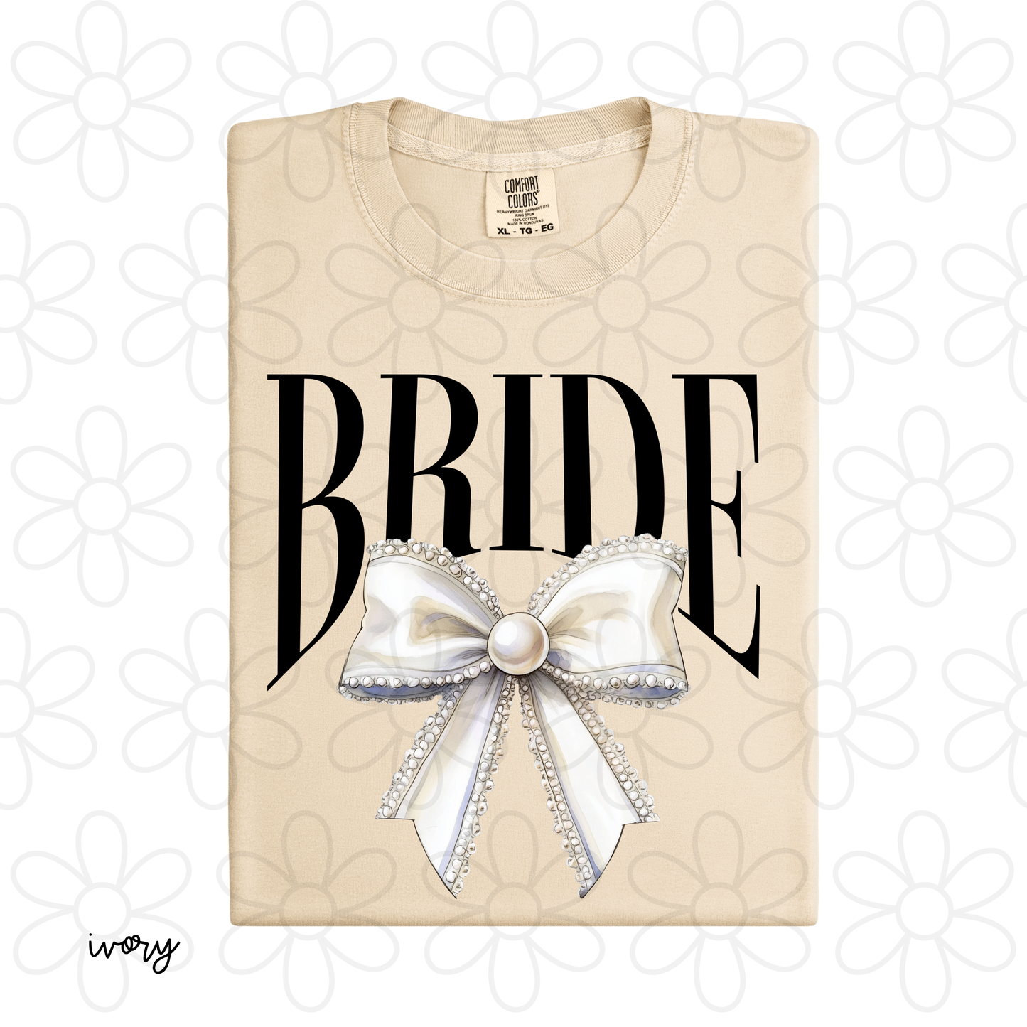 Bride Coquette Bow DTF Transfer