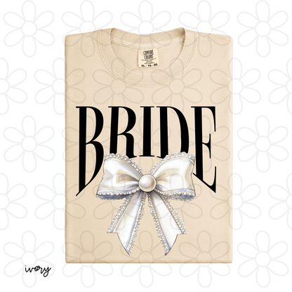 Bride Coquette Bow Completed Tee