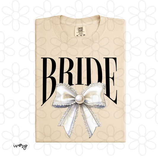 Bride Coquette Bow DTF Transfer