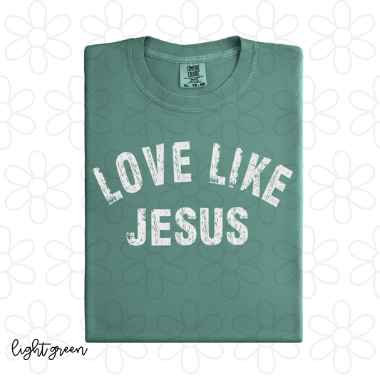 Distressed Love Like Jesus Kids Completed Tee