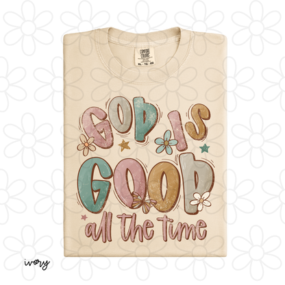 Retro God Is Good Kids Completed Tee