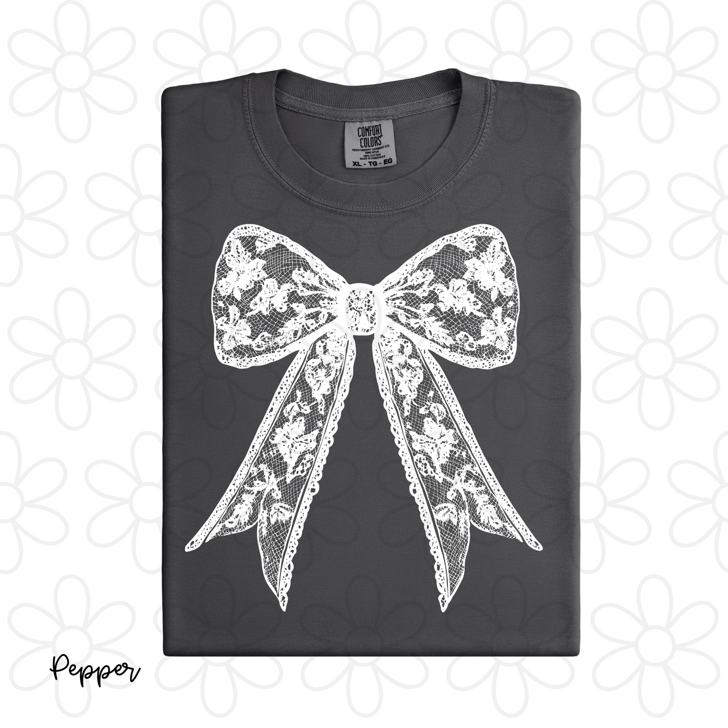 Lace Bow Completed Tee