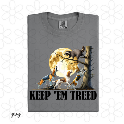 Keep Em Treed Kids Completed Tee