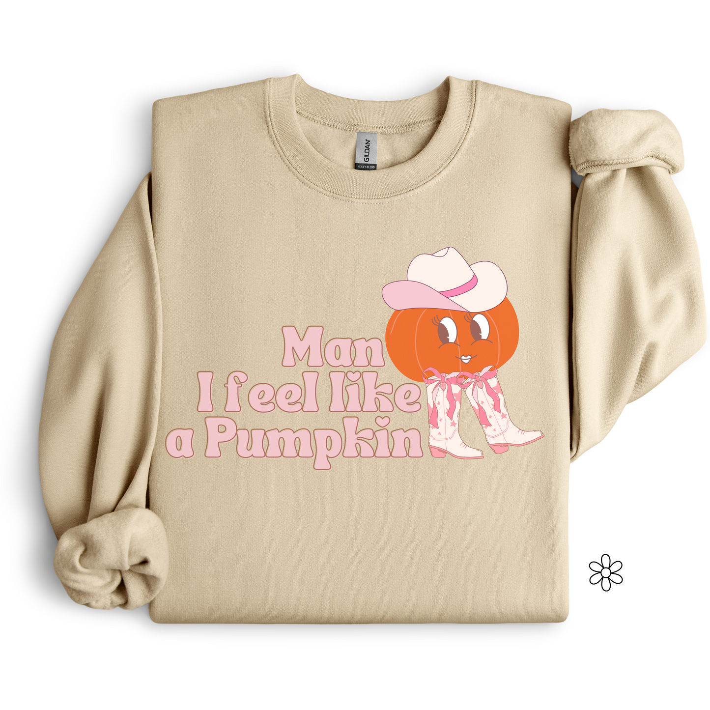 Man I Feel Like a Pumpkin Completed Tee