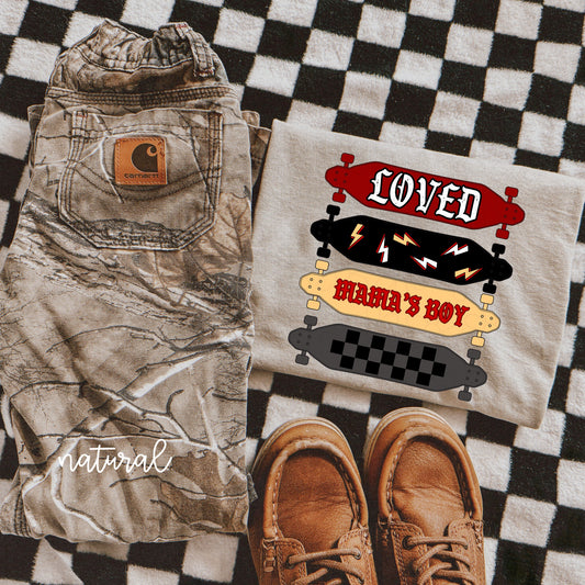 Loved Skate Boards Kids Completed Tee