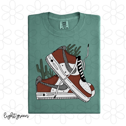 Cactus Western Shoes Completed Tee