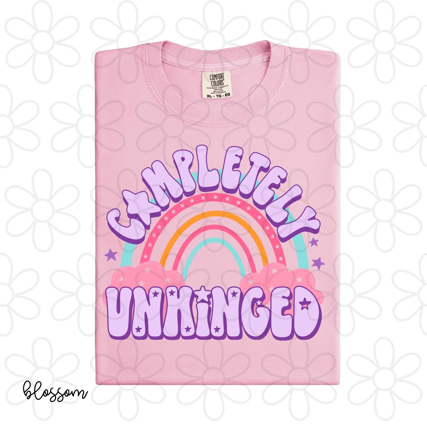 Rainbow Completely Unhinged Kids Completed Tee