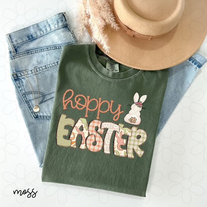 Boho Hoppy Easter Kids Completed Tee