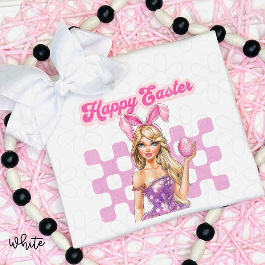 Barbie Happy Easter DTF Transfer