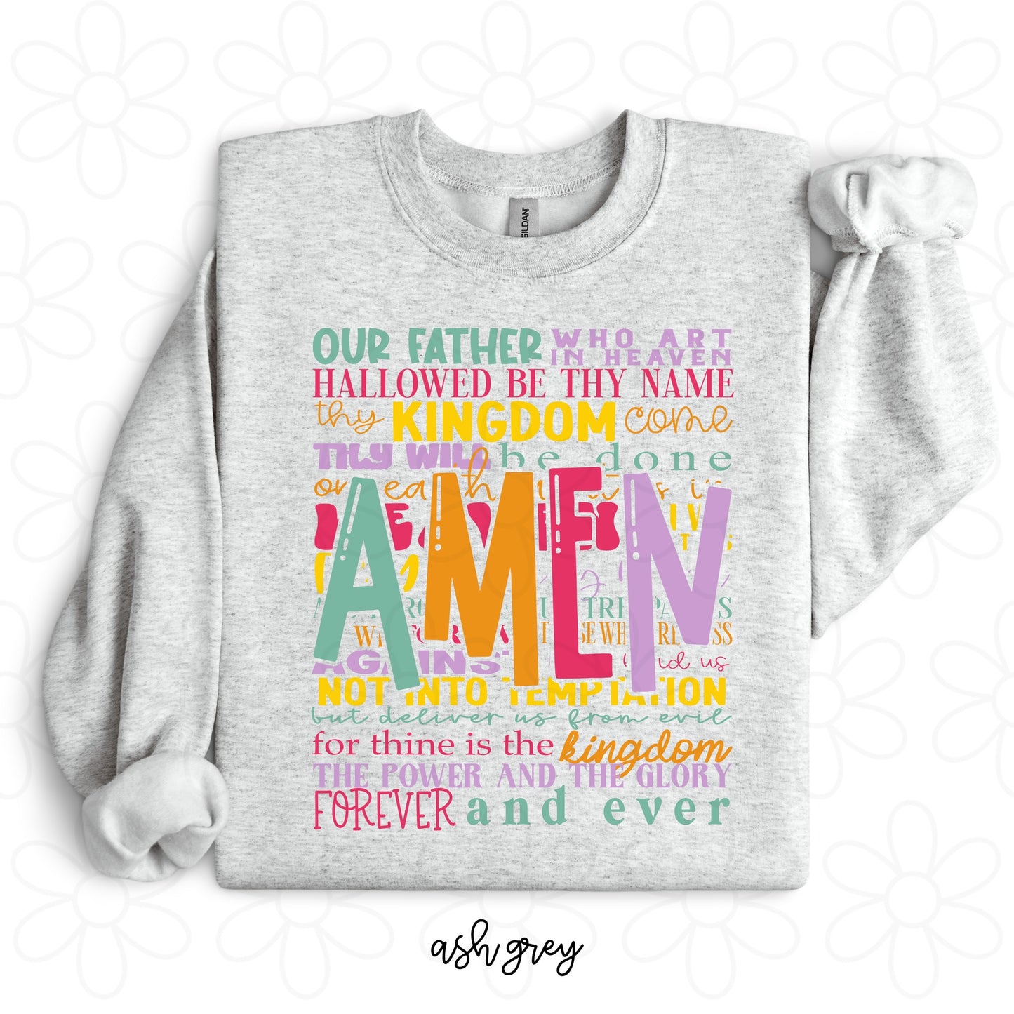 Lords Prayer Amen Kids Completed Tee