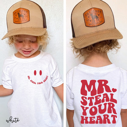 Mr Steal Your Heart Kids Completed Tee