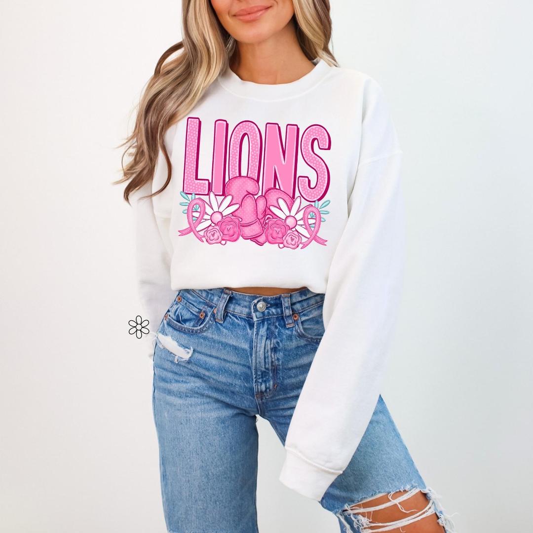 Lions Pink Completed Tee