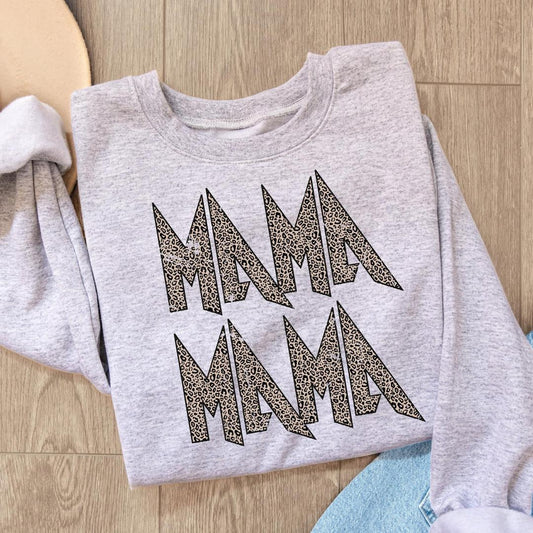 MaMa Leopard Completed Sweatshirt