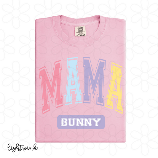 Pastel Mama Bunny Completed Tee