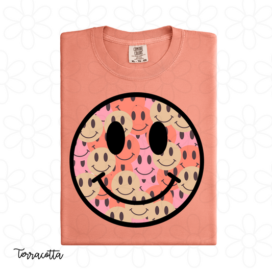 Smiley Smile Faces Kids Completed Tee